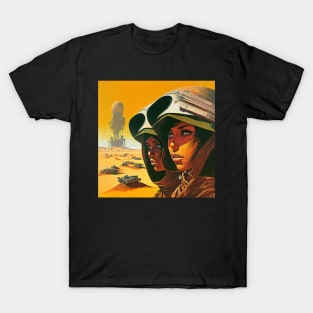 We Are Floating In Space - 59 - Sci-Fi Inspired Retro Artwork T-Shirt